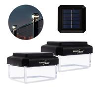 GreenBlue GB125 WW Lámpara solar LED para poste 2 unidades 3200K 5 lm