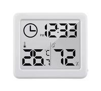 GreenBlue GB384 Termómetro Higrómetro Estación Meteorológica con Función de Reloj (Blanco)