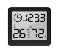 GreenBlue GB384 Termómetro Higrómetro Estación Meteorológica con Función de Reloj (Negro)