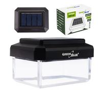 GreenBlue Lámpara solar LED GB125 WW para poste 3200K 5 lm negro