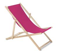 Greenblue Tumbona - Hecha de Madera de Haya, Disponible en 12 Colores, práctica, cómoda (Fucsia) …
