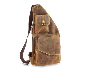 Greenburry bandolera bolso bandolera Vintage Sling Bag Brown marrón