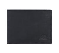 Greenburry Billetera vintage de cuero RFID 12 cm negro