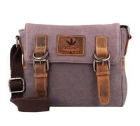 Greenburry Bolso bandolera vintage de cáñamo 22 cm púrpura