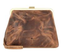 Greenburry Bolso de cuero Clappy Vintage 23 cm marrón