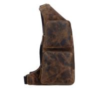 Greenburry Bolso vintage de cuero 43 cm marrón