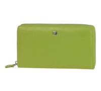 Greenburry Cartera de cuero esponjoso 19 cm verde