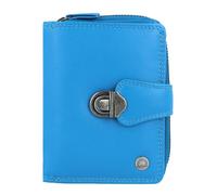 Greenburry Cartera de cuero esponjoso 9 cm azul