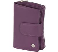 Greenburry Cartera de cuero esponjoso de 8,5 cm púrpura