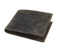 Greenburry Vintage Cartera Piel 12 cm verde