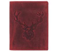 Greenburry Cartera Vintage Ciervo Cuero 9,5 cm rojo