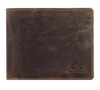 Greenburry Cartera vintage de cuero RFID 12,5 cm marrón