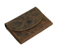 Greenburry Cartera vintage de cuero de 15,5 cm marrón