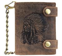 Greenburry Cartera Vintage Piel India 10 cm marrón