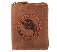 Greenburry Cartera Vintage Zodiac Piel 10 cm marrón