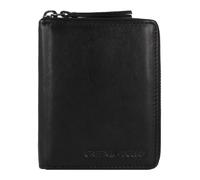 Greenburry Colombiana Cartera Bloqueo RFID Piel natural 12.5 cm negro
