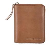 Greenburry Cuero Monedero Colombiana RV-Wallet RFID Nougat marrón