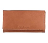 Greenburry Cuero Monedero Fiorentina Long Ladies Wallet RFID Tan marrón