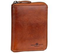 Greenburry Cuero Monedero Newport Zip Around Wallet Caramel marrón Claro