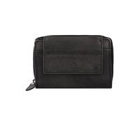 Greenburry Destressed Cartera Bloqueo RFID Piel natural 13.5 cm gris