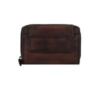 Greenburry Destressed Cartera Bloqueo RFID Piel natural 13.5 cm marrón