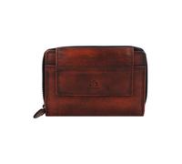 Greenburry Destressed Cartera Bloqueo RFID Piel natural 13.5 cm marrón