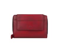 Greenburry Destressed Cartera Bloqueo RFID Piel natural 13.5 cm rojo