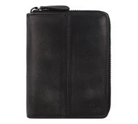 Greenburry Destressed Cartera Bloqueo RFID Piel natural 13 cm gris