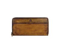 Greenburry Destressed Cartera Bloqueo RFID Piel natural 19 cm amarillo