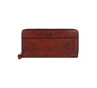 Greenburry Destressed Cartera Bloqueo RFID Piel natural 19 cm naranja