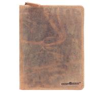 Greenburry Estuche de escritura vintage de cuero de 24 cm marrón