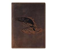 Greenburry Vintage Carnet de identidad Piel natural 12 cm marrón