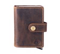 GREENBURRY estuche de tarjetas Vintage Cardholder Brown