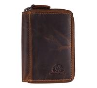 GREENBURRY estuche de tarjetas Vintage RV Card Case RFID Brown