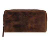 Greenburry Vintage Estuche para lápices Piel natural 21 cm marrón
