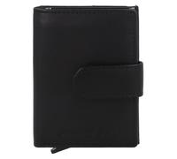 Greenburry Estuche para tarjetas de crédito Protección RFID Piel 8 cm negro