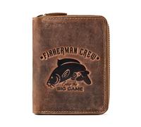 Greenburry Hecht Cartera Piel natural 10 cm marrón