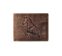 Greenburry Horse Cartera Piel natural 12 cm marrón