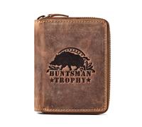Greenburry Huntsman Cartera Bloqueo RFID Piel natural 10 cm marrón
