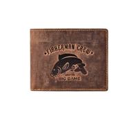 Greenburry Karpfen Cartera Piel natural 12.5 cm marrón
