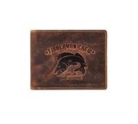 Greenburry Karpfen Cartera Piel natural 12 cm marrón