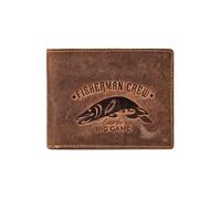 Greenburry Karpfen Cartera Piel natural 12 cm marrón