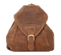 Greenburry Mochila City Vintage de cuero 28 cm marrón