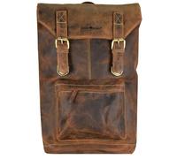 Greenburry Mochila Retro Vintage Piel 42 cm marrón