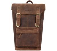 Greenburry Mochila Vintage Piel 42 cm Compartimento para portátil marrón
