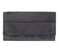 Greenburry Monedero Destressed Long Wallet RFID Silver Grey Antracita