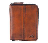 Greenburry Monedero Destressed RV-Wallet RFID Rusty Orange Terracota
