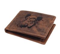 Greenburry - Monedero Vintage Keiler Piel Marrón 12 cm Hombres
