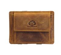 Greenburry Monedero vintage Magic Wallet coinpocket RFID Sahara tan, Sahara Tan, Vintage