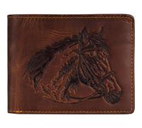 GREENBURRY monedero Vintage Wallet Brown Horse